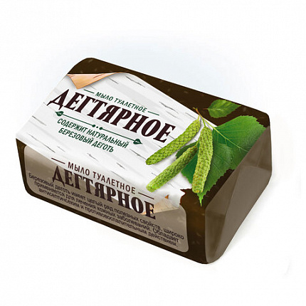 Мыло туалетное 140 г, "Дегтярное", 1066-2