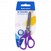 Ножницы BRAUBERG "FRUITY", 130 мм, ассорти, эргономичные ручки, закругленные лезвия, 236980