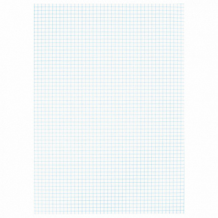 Бумага писчая в клетку А4, 65 г/м2, 100 листов, Россия, белизна 92% (ISO), STAFF, 115343