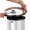 Ведро для мусора СЕНСОРНОЕ 12 л, нержавеющая сталь, зеркальная крышка, питание от 4-х батареек AA (не входят в комплект), LAIMA, 609327
