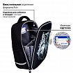 Ранец BRAUBERG LIGHT, 1 отделение, с брелоком, "Серый волк", 36х26х13 см, 273111