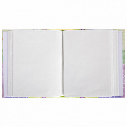 Фотоальбом BRAUBERG на 200 фотографий 10х15 см, твердая обложка, "Настроение", разноцветный, 390670