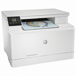 МФУ лазерное ЦВЕТНОЕ HP Color LaserJet M182n "3 в 1", А4, 16 стр./мин, 30000 стр./месяц, сетевая карта, 7KW54A