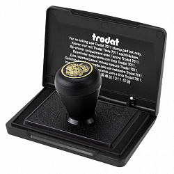 Штемпельная подушка TRODAT 9051, 90х50 мм, ЧЕРНАЯ, 56335