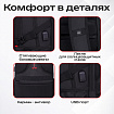 Рюкзак GERMANIUM UPGRADE универсальный, 3 отделения, отделение для ноутбука, USB-порт, "UP-3", черный, 47х33х21 см, 271667
