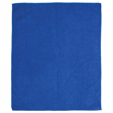 Тряпки для мытья пола, КОМПЛЕКТ 3 шт., микрофибра, 50х60 см, синие, 260 г/м2, ОФИСМАГ, 603945