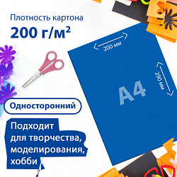 Картон цветной А4 немелованный, 24 листа 8 цветов, в папке, BRAUBERG, 200х290 мм, "Шарики", 113558