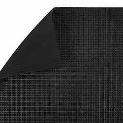 Коврик ДОРОЖКА 0,9х10 м, "ТРАВКА" ЧЕРНЫЙ пластиковый грязезащитный, щетина 10 мм, LAIMA EXPERT, 701070