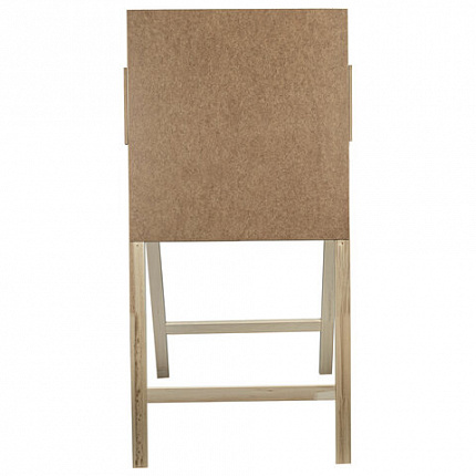 Мольберт напольный "Хлопушка", планшет 60x58 см, в собранном виде 58x120x5 см, BRAUBERG ART DEBUT, 192336