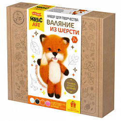 Набор для творчества "Валяние из шерсти", брелок, АССОРТИ, 10КОР