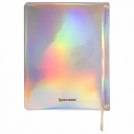 Дневник 1-11 класс 48 л., кожзам (твердая с поролоном), фольга, BRAUBERG HOLIDAY, "Unicorn", 106204