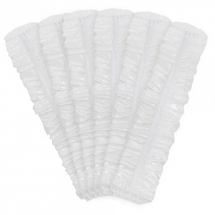 Пакеты-шапочки для хранения продуктов, на резинке диаметром до 38 см, КОМПЛЕКТ 100 штук, LAIMA Home, 700704