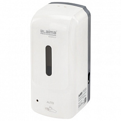 Дозатор для жидкого мыла-пены LAIMA PROFESSIONAL SUPER, НАЛИВНОЙ, СЕНСОРНЫЙ, 1 л, белый, ABS-пластик, 609502