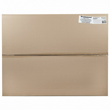 Доска комбинированная: магнитно-маркерная, пробковая для объявлений, 60х90 см, РОССИЯ, BRAUBERG, 236864