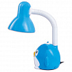 Настольная лампа / светильник SONNEN OU-603, на подставке, цоколь Е27, "Сова", синий, 236674
