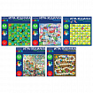 Игра-ходилка настольная детская, АССОРТИ, 5 сюжетов, HATBER