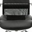 Кресло офисное BRABIX PREMIUM "Stalker EX-608 CH", хром, ткань-сетка/кожзам, черное, 532091