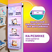 Кармашки-органайзер в шкафчик для детского сада ЮНЛАНДИЯ, увеличенный размер, 26х80 см, "Сонные котята", 273281