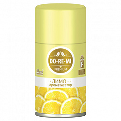 Сменный баллон для автоматических освежителей 250 мл, DO-RE-MI "Лимон", сухое распыление, СИБИАР, 5-02.03.011.24