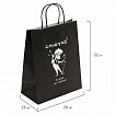 Пакет подарочный (1 штука) 26х13х32 см (L) "Woman Funny Notes", ассорти, крафт, ЗОЛОТАЯ СКАЗКА, 700822