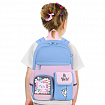 Рюкзак BRAUBERG PASTEL с термонашивками в комплекте, "Friendly bunnies", голубой, 40х29х14 см, 271423