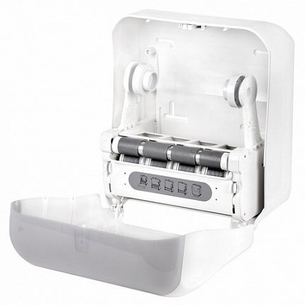 Диспенсер для полотенец в рулонах с автоотрезом листа EXTRA LAIMA PROFESSIONAL, (Система H1), 607765, 303052