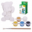 ФИГУРКА ИЗ ГИПСА с красками и кистью для росписи, ассорти, BRAUBERG KIDS, 665203