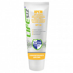 Крем защитный 100 мл ЭЛЕН, от УФ-излучения диапазонов А,В,С, низких температур, влажности