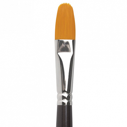 Кисть художественная проф. BRAUBERG ART CLASSIC, синтетика жесткая, овальная, № 14, длинная ручка, 200683