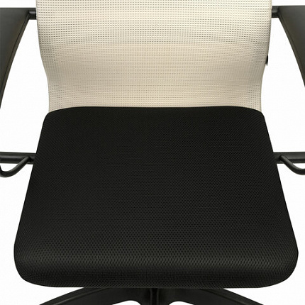 Кресло BRABIX PREMIUM "Ultimate EX-800" пластик, плотная двойная сетка Х2, черное/бежевое, 532916