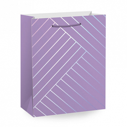 Пакет подарочный (1 штука) 18х10х23см (M) "Leather Bag", ассорти, с тиснением, ЗОЛОТАЯ СКАЗКА, 700811