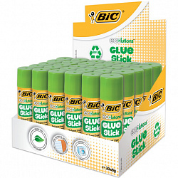 Клей-карандаш BIC "ECOlutions", 8 г, с ароматом яблока, 8923442.