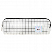 Пенал BRAUBERG, 1 отделение, полиэстер, "Sweet bunny", белый, 19х4х6 см, 272304
