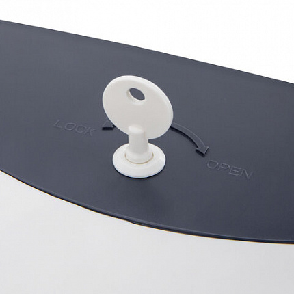 Диспенсер для полотенец в рулонах LAIMA PROFESSIONAL SUPER (H1), механический, белый, ABS-пластик, 609506