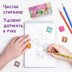 Набор ластиков ЮНЛАНДИЯ "СЛАДКИЕ ИСТОРИИ" 6 шт., размер 21х21х16 мм, ароматизированные, 229584,