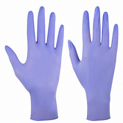 Перчатки нитриловые смотровые SFM Stable-Work/SUPERSOFT N 135, Германия, 50 пар (100 штук), размер 8-9, L (большой)