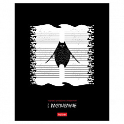 Тетрадь обложка пластик, А5 48л. скоба, клетка, HATBER, "Кот-самурай" (микс в спайке), 091461, 48Т5В1пл