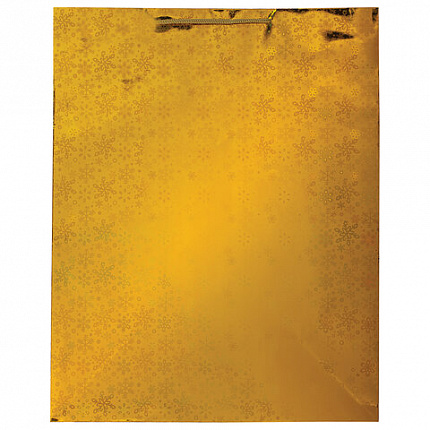 Пакет подарочный новогодний (1 шт.) 41x19x49 см (XXL), ГОЛОГРАФИЯ, ассорти 3 цвета, ЗОЛОТАЯ СКАЗКА, 609613