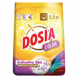 Стиральный порошок для всех типов стирки и тканей 2,5 кг, DOSIA "Optima Color", 3280105