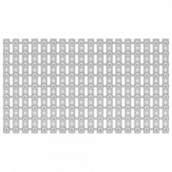 Коврик для ванны противоскользящий износостойкий 68х40 см, "Лесенка", ПП + ТПЭ, присоски, PRIMILA (ПРИМИЛА), 700385