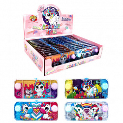 Водная игра ЕДИНОРОЖКИ, 15х7 см, колечки, ассорти, 4 вида, дисплей, JOLLY JOT (ДЖОЛЛИ ДЖОТ), 665997