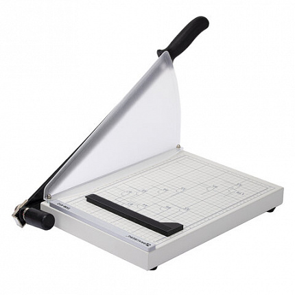 Резак сабельный BRAUBERG KATANA TSM-412, А4, на 12 л., длина реза 340 мм, металлическое основание, защитный экран, 532985