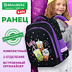 Ранец BRAUBERG KIDS STANDARD, 2 отделения, "Bubbleshake", 36х28х14 см, 274426