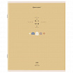 Тетрадь А5 48 л. BRAUBERG скоба, клетка, обложка картон, "Natural" (микс в спайке), 404359