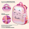 Ранец BRAUBERG SHINY, 2 отделения, с брелоком, "Счастливый кот", 38х28х14 см, 270697