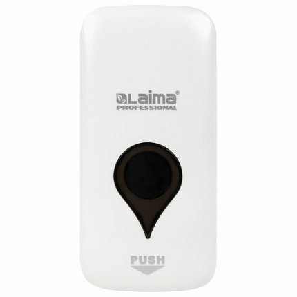 Дозатор для мыла-пены ULTRA LAIMA PROFESSIONAL, НАЛИВНОЙ, 0,5 л, белый, ABS-пластик, 606830