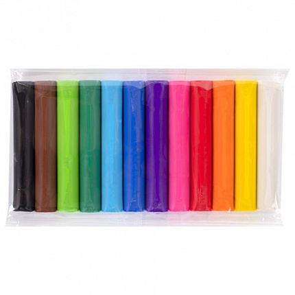 Пластилин в боксе ЮНЛАНДИЯ "ЮНЛАНДИК В ЗООПАРКЕ", 12 цветов, 620 г, скалка, 4 стека, 8 формочек, 105866