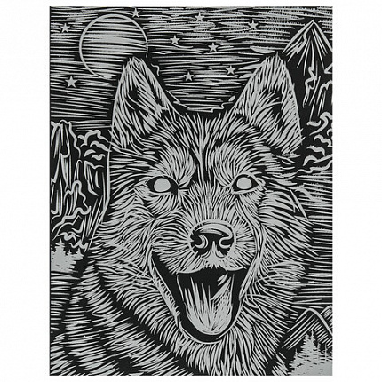 Гравюра в технике скретчинг, АССОРТИ 15 видов, 18х24 см, цветная основа, МУЛЬТИ АРТ, 5957