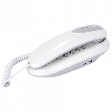 Телефон TEXET TX-236, тональный/импульсный режим, повтор, серый, 125840