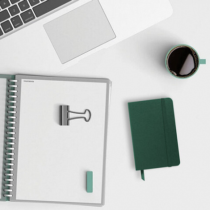 Блокнот МАЛЫЙ ФОРМАТ (93х142 мм) А6, BRAUBERG ULTRA, балакрон, 80 г/м2, 96 л., клетка, темно-зеленый, 113055